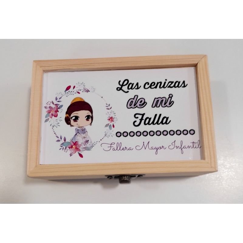 Caja Para Guardar Cenizas + Saquito M1
