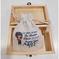 Caja para Cenizas Presidentes + Saquito M1