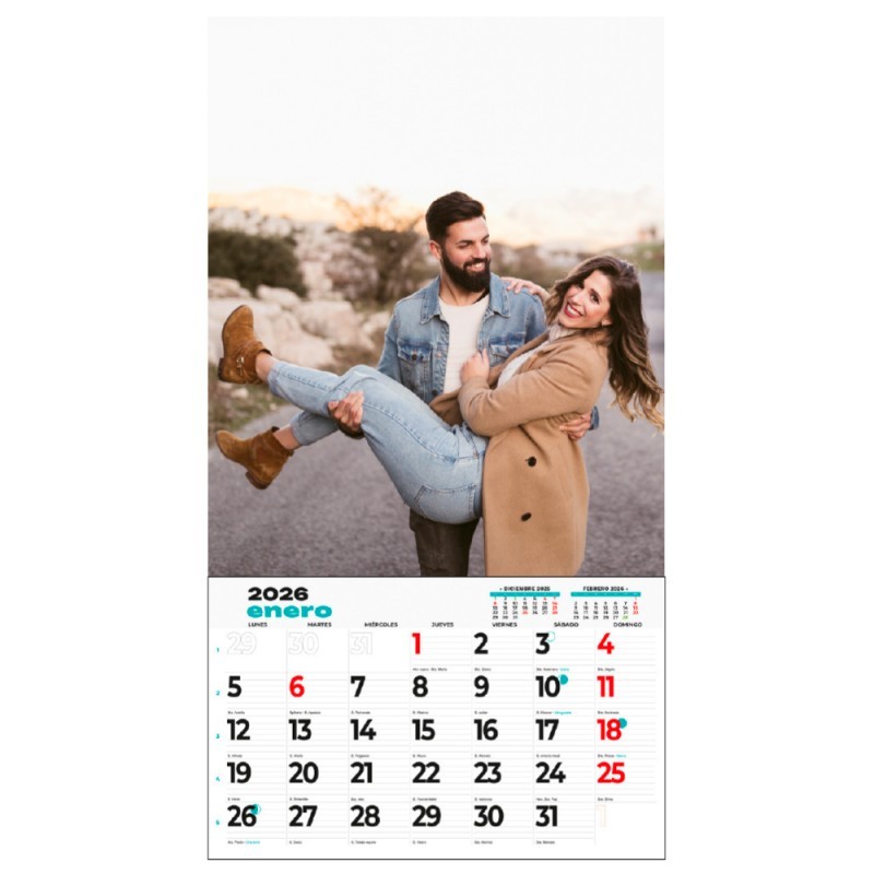 Calendario Año Foto 23,5x42 cm