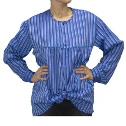 BLUSON RAYA COMBINADA AZUL...