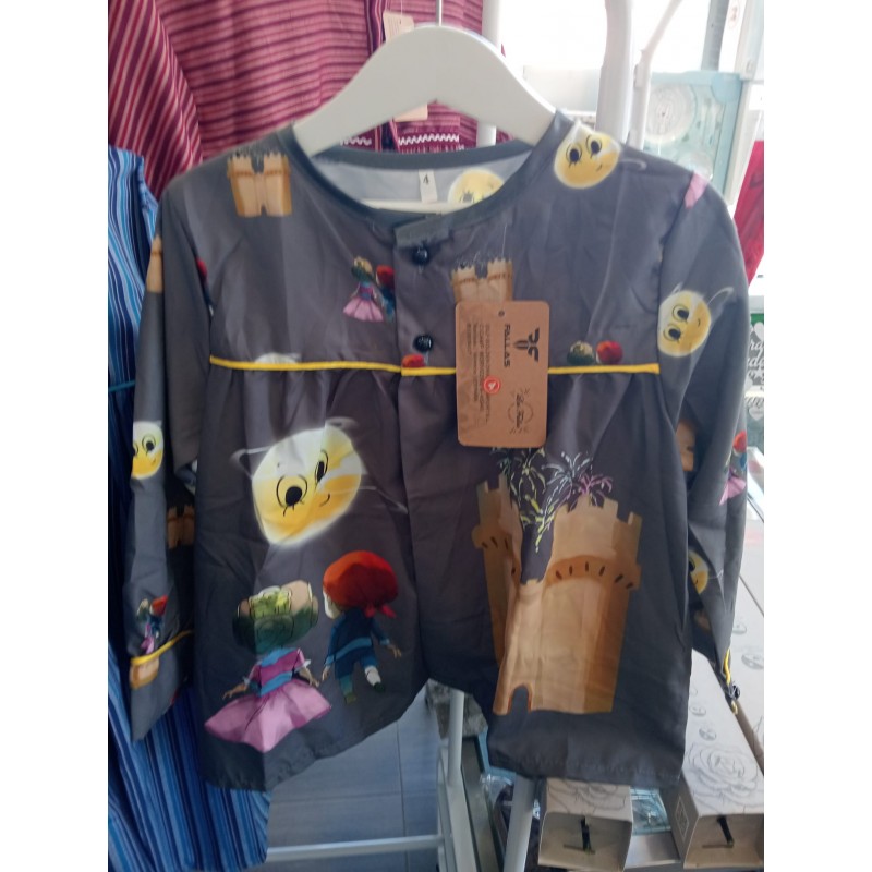 BLUSÓN GRIS DIBUJOS FALLEROS