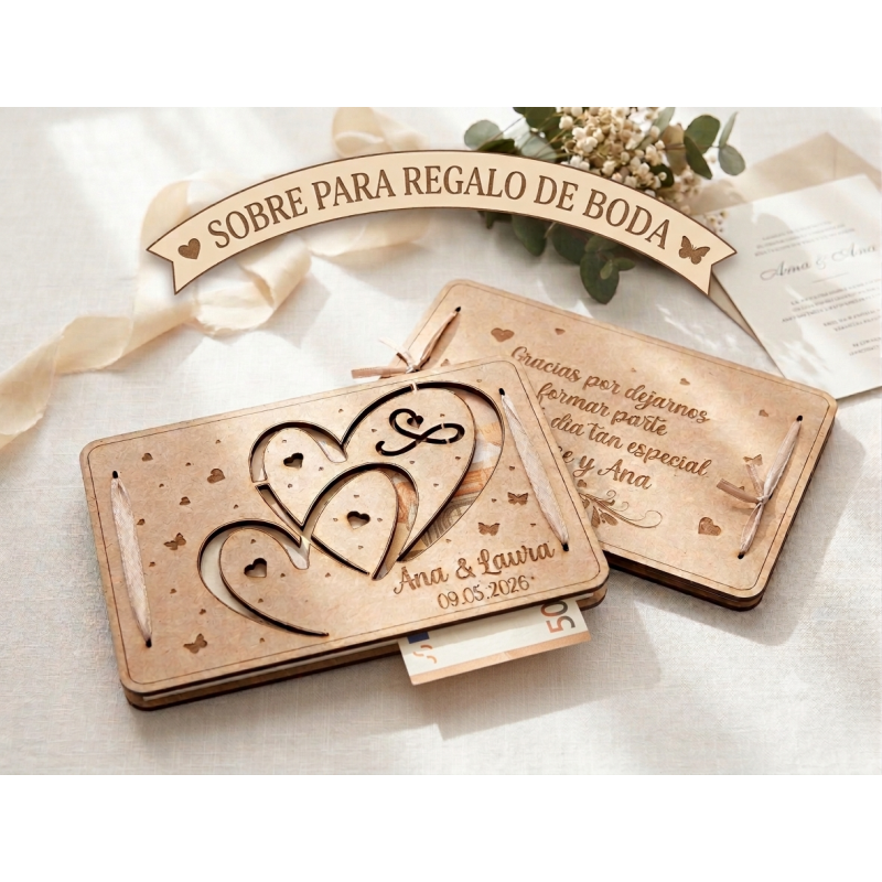 Sobre Regalo Boda Personalizado