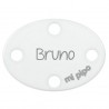 Broche-Pinza Ovalado Cadena Personalizado