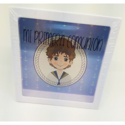HUCHA PLASTICO NIÑO COMUNIÓN