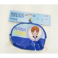MONEDERO NIÑO RUBIO COMUNIÓN