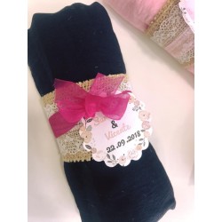 Pañuelo con cinta yute